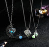 Moon Square Heart Necklaces