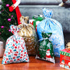Drawstring Christmas Gift Bags (30 Pieces)